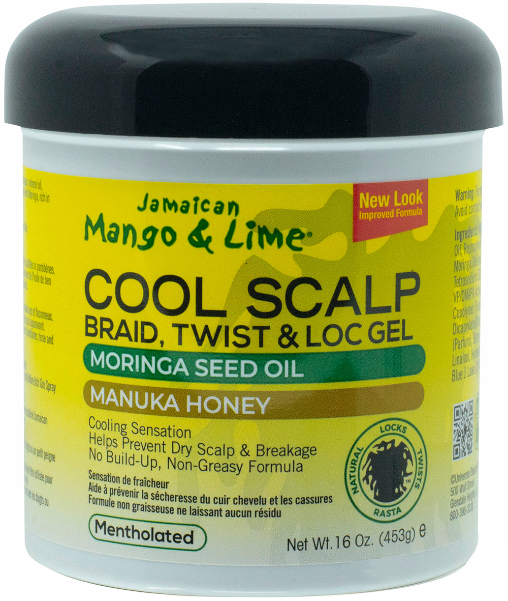Jamaican Mango & Lime No More Itch Cool Scalp Braid Twist & Loc Gel 16 OZ