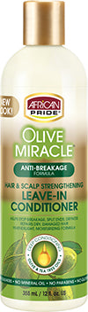 African Pride Olive Miracle Leave In Conditioner 12 OZ