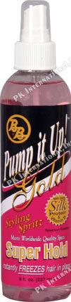 Bronner Brothers Pump It Up Styling Spritz Gold 8 OZ
