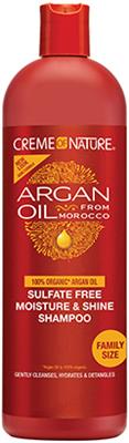 Creme Of Nature Argan Oil Moisture E Shine Shampoo Sulfate Free 20 OZ