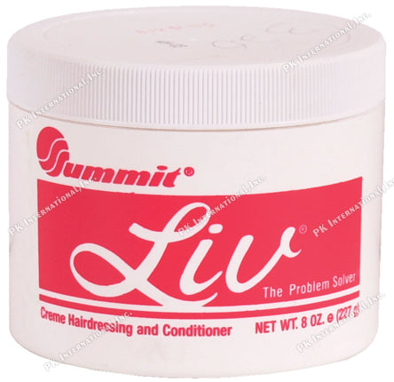 Summit Liv Cream Hair Dressing & Conditioner 8 OZ
