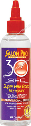 Salon Pro 30 Second Super Hair Bond Remover Oil 4 OZ