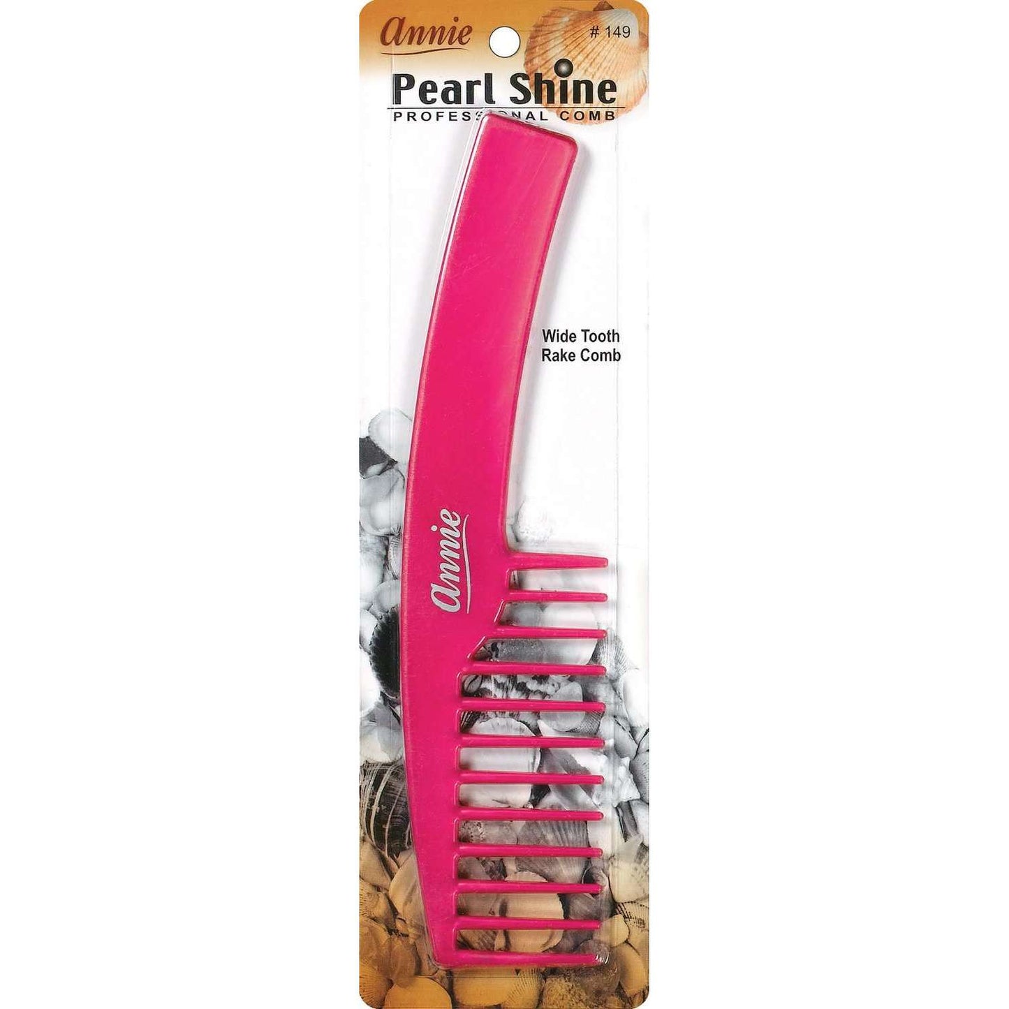 Annie #149 Pearl Shine Combs Wide Rake Asst Color