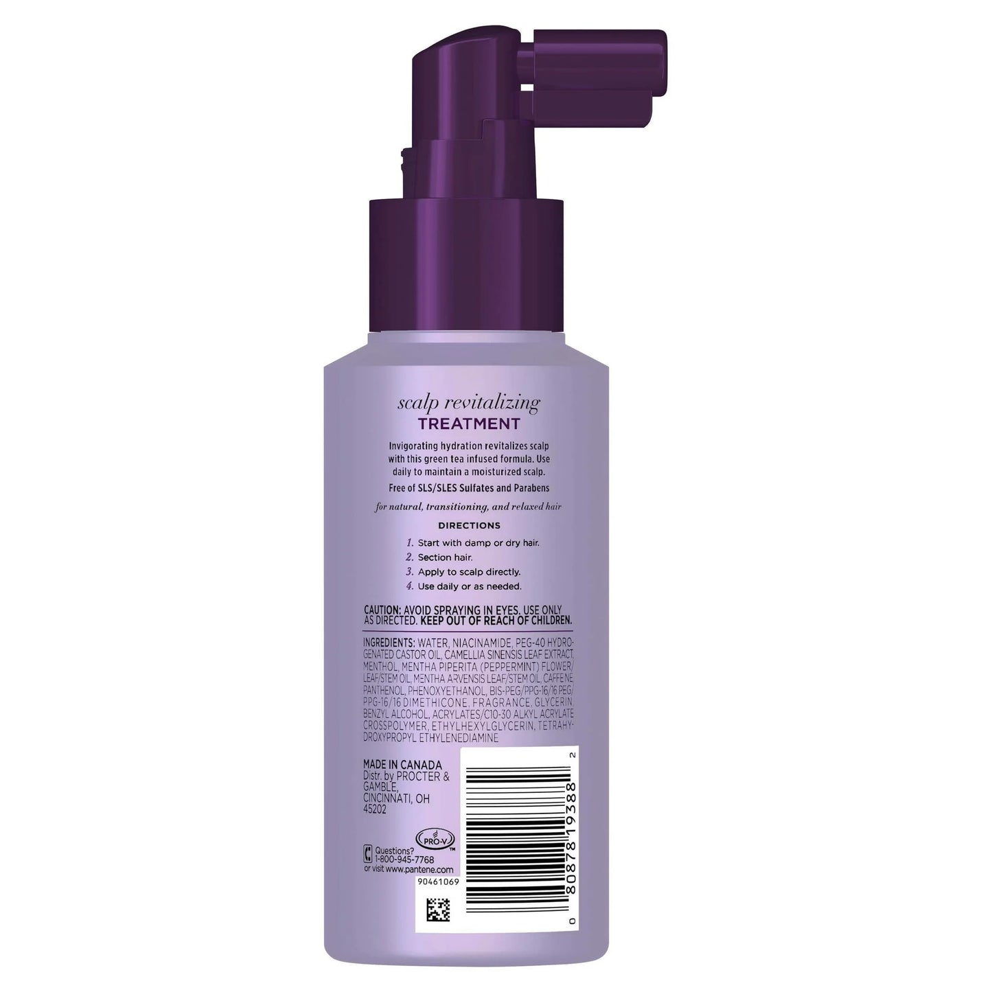 Pantene Gold Series New Lengths Scalp Revitalizing Treatment, for All Hair Types, 4.2 fl oz