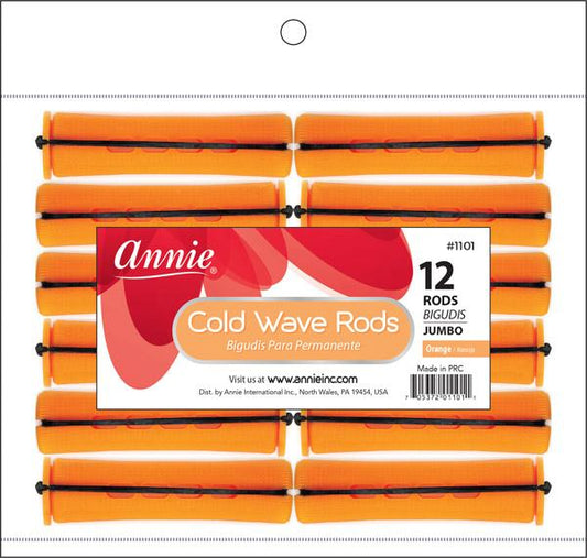 Annie #1101 Cold Wave Rods Jumbo 12Ct Orange