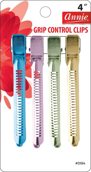 Annie #3184 Grip Control Clips 4" 4Pcs