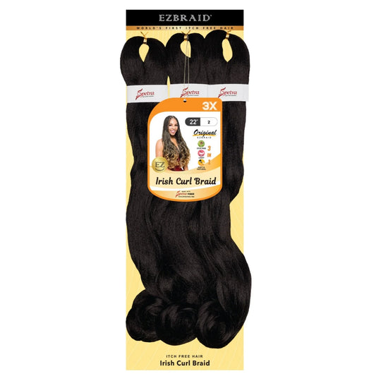ICB-22-3X-2 Irish Curl Braid 22" Itch Free