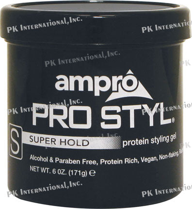 Ampro Protein Gel Super Hold Black Lid 6 OZ