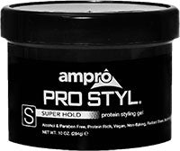 Ampro Protein Gel Super Hold Black Lid 10 OZ