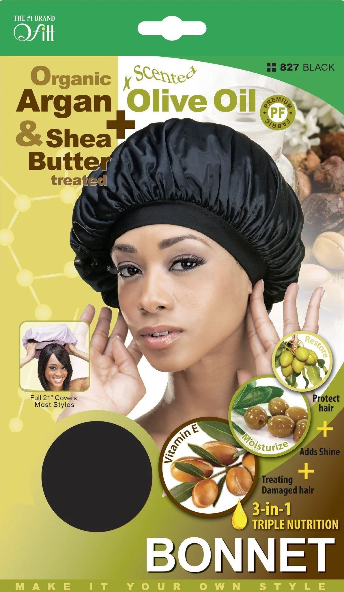 QFITT BONNETS-CAPS FOR LADIES & GIRLS