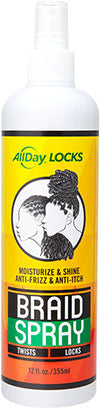 Hairobics All Day Locks Braid Spray 12 Oz