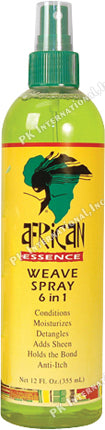 African Essence Weave Spray 6 IN 1 12 OZ