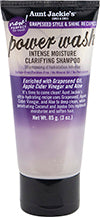 130-656-03 AUNT JACKIES GRAPESEED POWER WASH MOISTURE CLARIFYING SHAMPOO 3 OZ