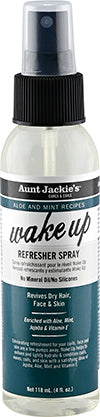 130-663-04 AUNT JACKIES ALOE MINT WAKE UP REFRESHER SPRAY 4 OZ