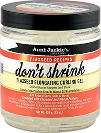 130-692-15 AUNT JACKIES FLAXSEED DON'T SHRINK ELONGATING GEL 15 OZ