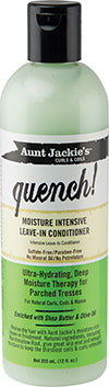 130-693-12 AUNT JACKIES QUENCH MOISTURE LEAVE-IN CONDITIONER 12 OZ
