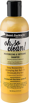 130-699-12 AUNT JACKIES OH SO CLEAN MOIST SOFT SHAMPOO 12 OZ