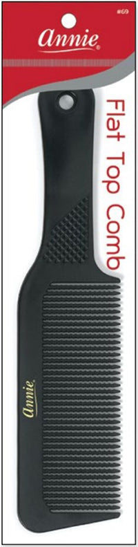 Annie #69 Flat Top Comb Black