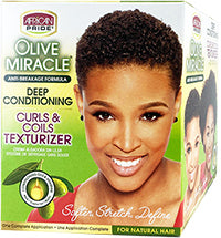AP466001 A/P OLIVE MIRACLE TEXTURIZER CURLS COILS KIT