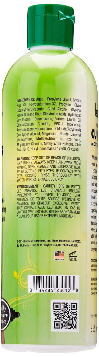 Africas Best Texture My Way Curl Keeper Moisturizing Hair Lotion, 12oz