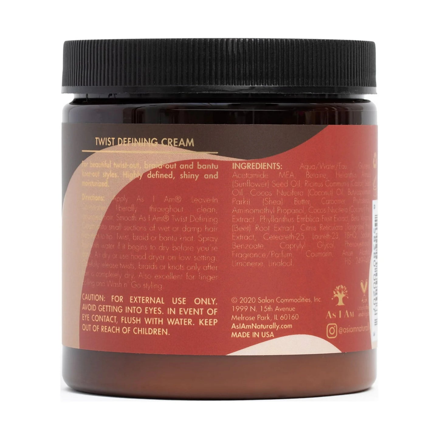 As Iam Twist Defining Cream 8 OZ