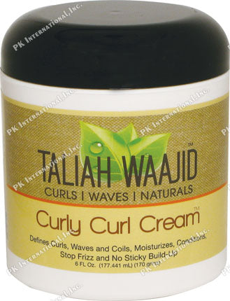 Taliah Waajid Curly Curl Cream 6 OZ
