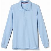 French Toast Long Sleeve Polo Blue Size  L Blue Size  10
