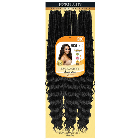 EC-BHL-18-3X-T1B/27 EZ BRAID BOHO LOCS 18” PRE-STRECHED & ITCH FREE