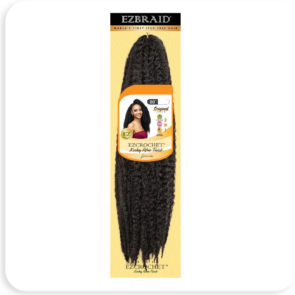EC-KAT-20 EZ BRAID KINKY AFRO TWIST CROCHET ITCH FREE 20"