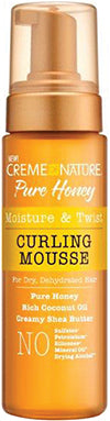 Creme Of Nature Pure Honey Moisture & Twist Curling Mousse 7 OZ