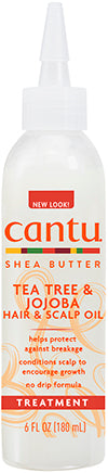 CNT0008 CANTU S/B TEA TREE JOJOBA HAIR SCALP OIL 6.OZ