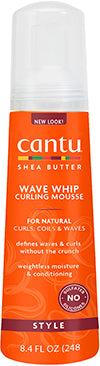 745-07570 CANTU S/B-NAT WAVE WHIP CURLING MOUSSE 8.4 OZ