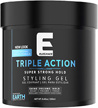 100501 ELEGANCE HAIR GEL TRIPLE ACTION EARTH 8.45 OZ