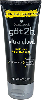 Göt2B ULTRA GLUED GEL BLACK 6.0 OZ