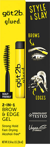 Göt2B Glued 2in1 Brow And Edge Gel .54 OZ