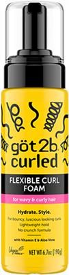 G2B92824 GöT2B CURLED FLEXIBLE CURL FOAM  6.7 OZ