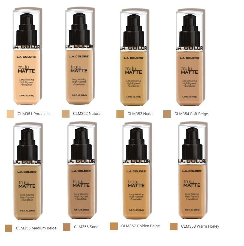 LAC-CLM LA GIRL TRULY MATTE FOUNDATION