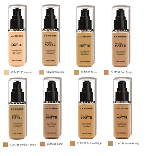 LAC-CLM LA GIRL TRULY MATTE FOUNDATION