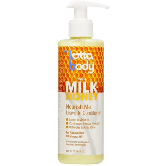 Lotta Body Nourish Me Leave-In Conditioner, Milk & Honey