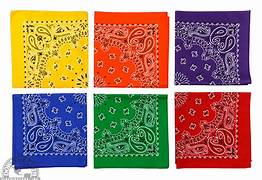 BANDANAS ASSORTED COLORS