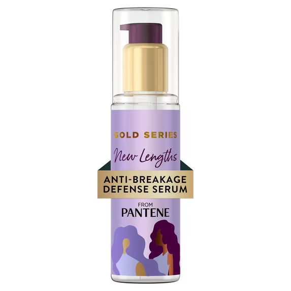Pantene Gold Series New Length Anti-Breakage Defense Serum, All Hair Types, 3 fl oz