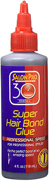 Salon Pro 30 Second Super Hair Bond Glue 4 OZ