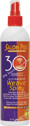 Salon Pro 30 Second Weave Spray 12 OZ