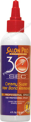 Salon Pro 30 Second Super Hair Bond Remover Creamy 4 OZ