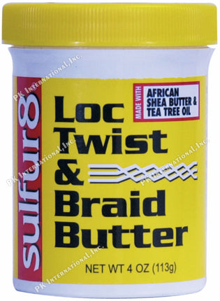 SF4581 SULFUR 8 LOC TWIST BRAID BUTTER 4 OZ