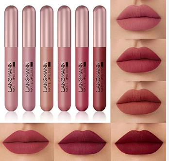 Langmannni Velvet Rich Matt Liquid Lipstick Set