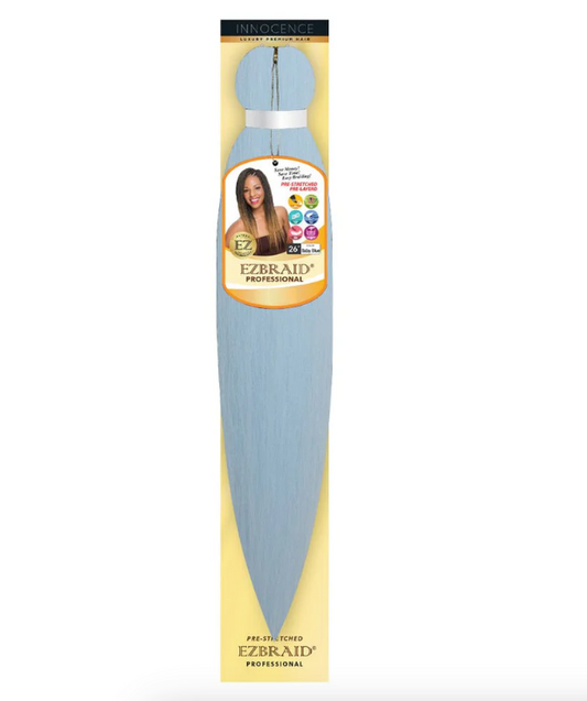 EZ-26S-BABY BLUE EZ BRAID SINGLE 26" PRE-STRECHED & ITCH FREE