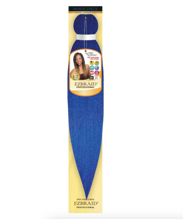 EZ-26S-BLUE EZ BRAID SINGLE 26" PRE-STRECHED & ITCH FREE