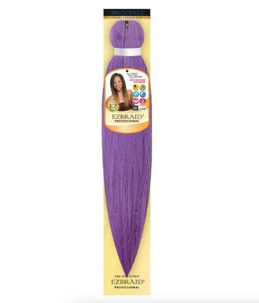 EZ-26S-LAVENDER EZ BRAID SINGLE 26" PRE-STRECHED & ITCH FREE