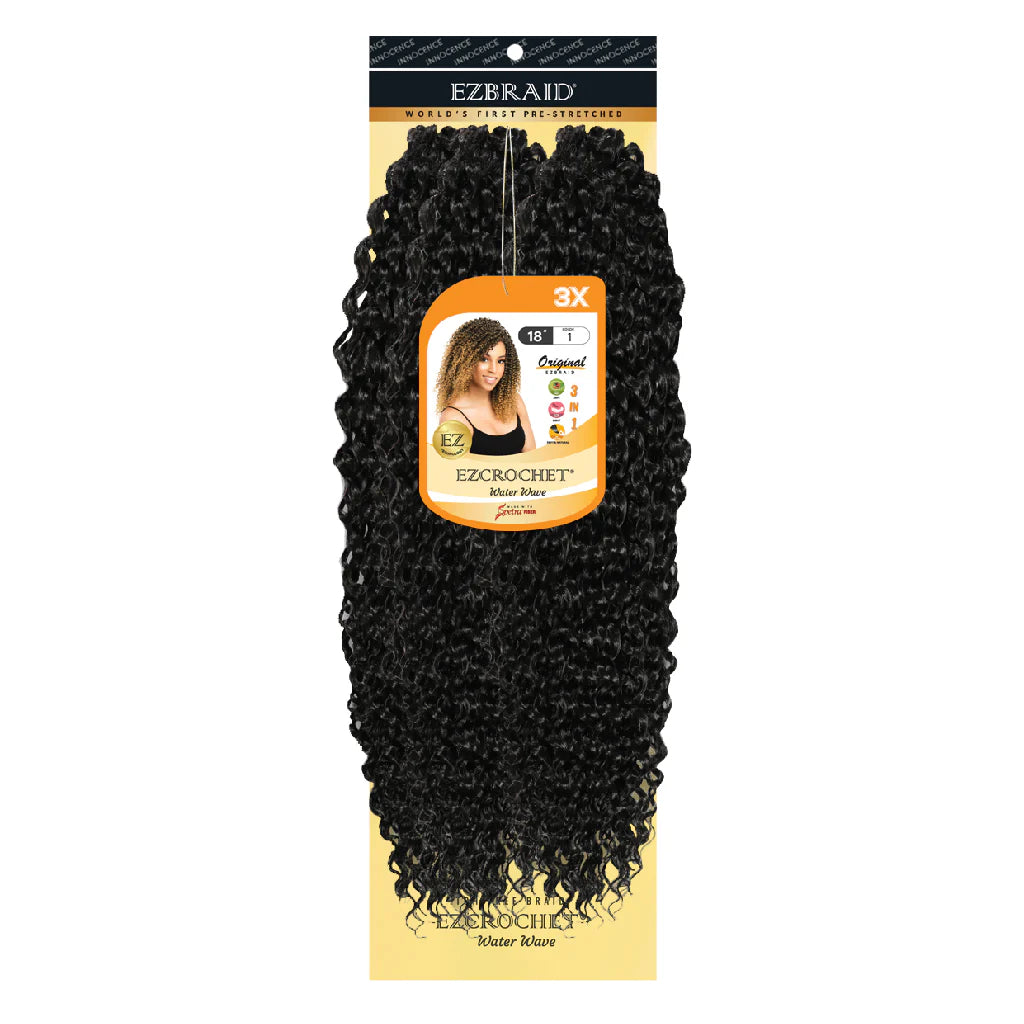 EC-BWW18-T1B/900 EZ BRAZILIAN WATER WAVE CROCHET 18" ITCH FREE